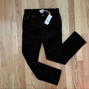 Vineyard Vines Girls Sz 12 Black Velveteen Pants